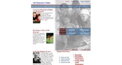 Desktop Screenshot of lifeinsurancetoday.com